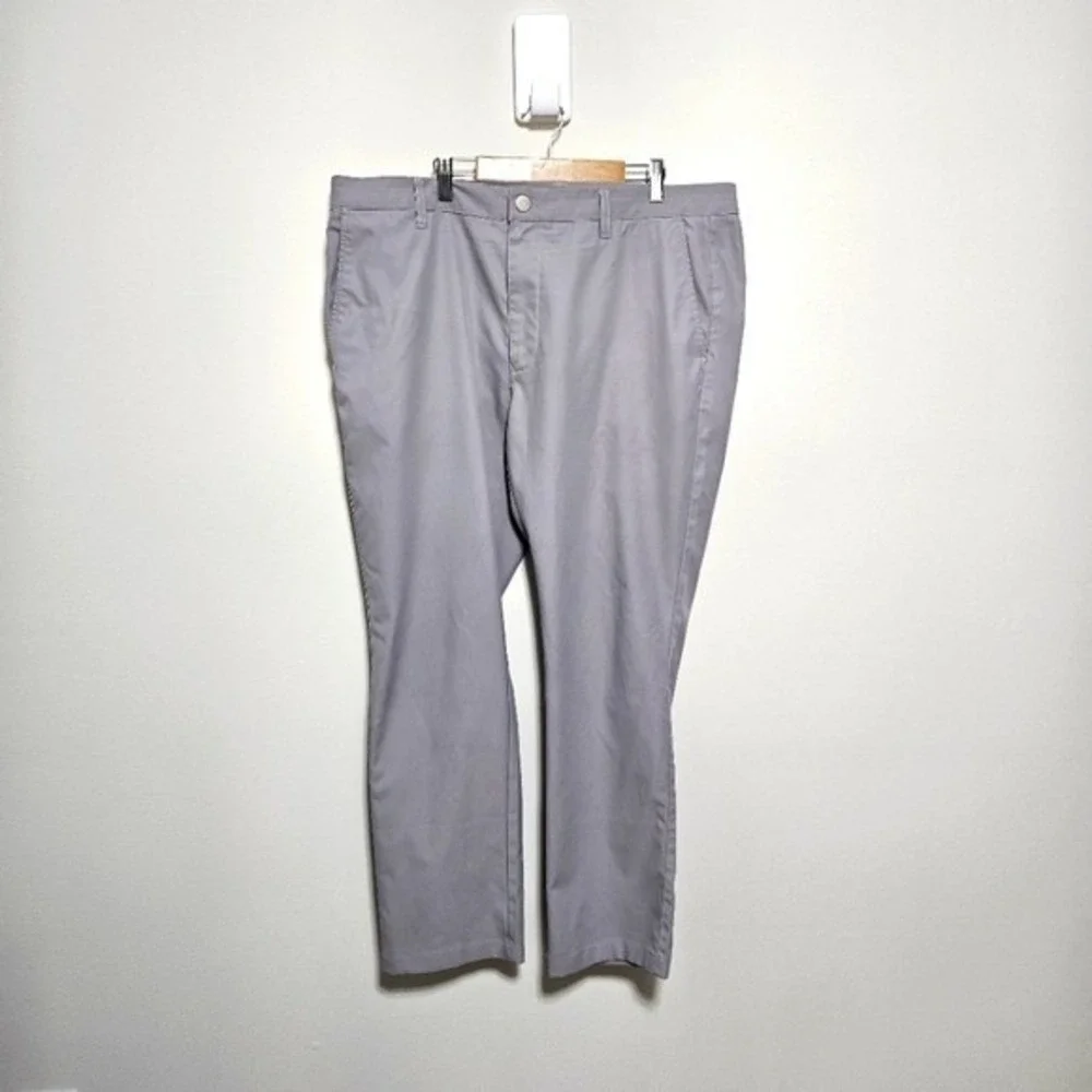 Bonobos Golf Pants 38x30 Tailored Fit Light‎ Grey Stretch Performance Athleisure